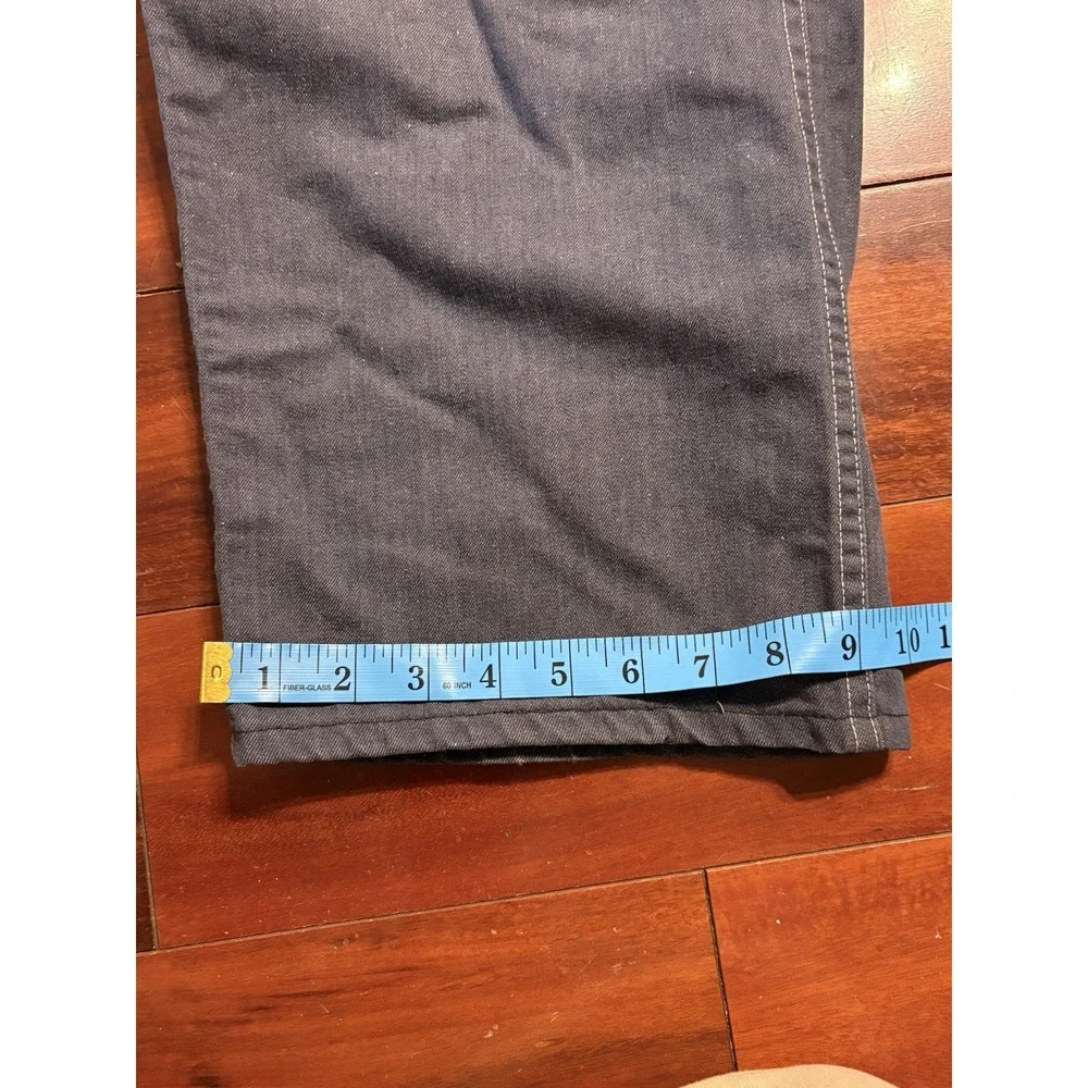 Vtg Sears Perma Prest Tri-Bend Carpenter Bib Overalls 36x30 Farmer Pants Union